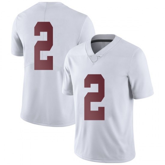 Alabama Crimson Tide Youth Patrick Surtain II #2 No Name White NCAA Nike Authentic Stitched College Football Jersey VZ16T48QC